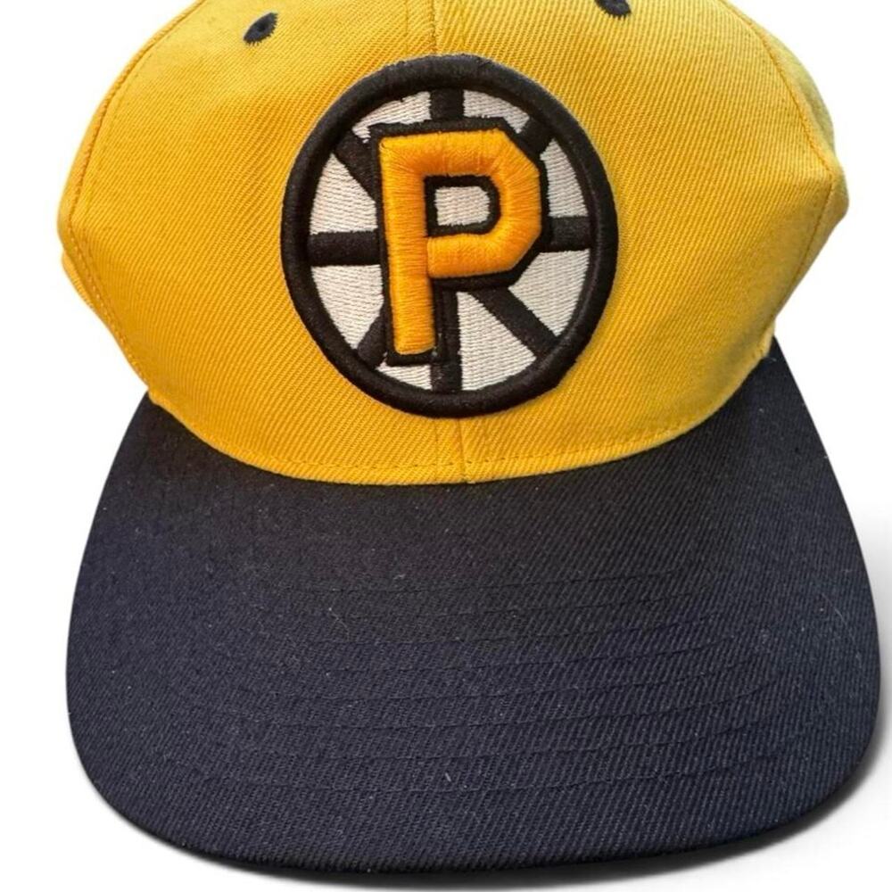 Providence Bruins Zephyr Yellow Black Adjustable Snapback Hat
